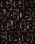 Dolce & Gabbana Black Logo Monogram Cropped Tights Underwear