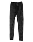 Dolce & Gabbana Black Logo Lace Lingerie Tights Pants Underwear
