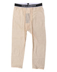 Dolce & Gabbana Beige DG Logo Nylon Cropped Tights Underwear