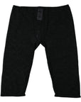 Dolce & Gabbana Black Logo Lace Lingerie Cropped Tight Underwear