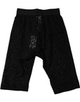 Dolce & Gabbana Black Logo Monogram Cropped Tights Underwear
