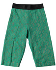 Dolce & Gabbana Green Logo Monogram Cropped Tights Underwear