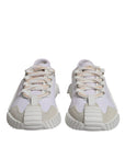 Dolce & Gabbana White Leather Low Top NS1 Sneakers Shoes