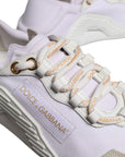 Dolce & Gabbana White Leather Low Top NS1 Sneakers Shoes