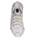 Dolce & Gabbana White Leather Low Top NS1 Sneakers Shoes