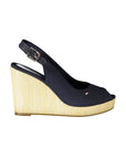 Tommy Hilfiger Blue Cotton Sandal
