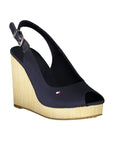 Tommy Hilfiger Blue Cotton Sandal
