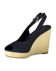Tommy Hilfiger Blue Cotton Sandal