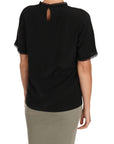 Dolce & Gabbana Elegant Lace Detailed Silk Blouse