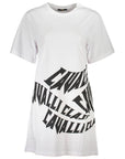 Cavalli Class White Cotton Women Dress