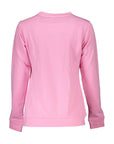 Cavalli Class Pink Cotton Sweater
