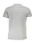 Cavalli Class Gray Cotton Polo Shirt