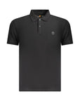 Timberland Black Cotton Men Polo Shirt