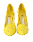 Dolce & Gabbana Yellow Crystal Heels CINDERELLA Shoes