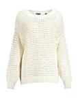 Gant White Cotton Women Sweater