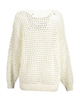 Gant White Cotton Women Sweater