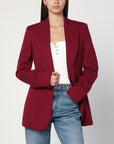 Stella McCartney Stella McCartney Single-breasted jacket in jazzberry wool