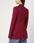 Stella McCartney Stella McCartney Single-breasted jacket in jazzberry wool