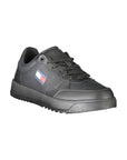 Tommy Hilfiger Black Polyethylene Men Sneaker