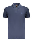 Timberland Blue Cotton Men Polo Shirt