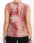 Dolce & Gabbana Carretto Print Pure Cotton Tank Top