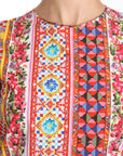 Dolce & Gabbana Carretto Print Pure Cotton Tank Top