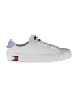 Tommy Hilfiger White Leather Women Sneaker