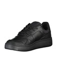 Tommy Hilfiger Black Leather Women Sneaker