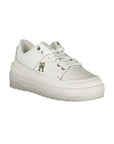 Tommy Hilfiger White Leather Women Sneaker