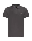Timberland Black Cotton Men Polo Shirt