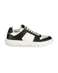 Tommy Hilfiger Black Leather Women Sneaker