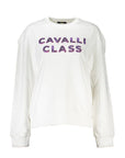 Cavalli Class White Cotton Women Sweater
