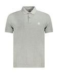 Timberland Gray Cotton Polo Shirt