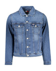 Tommy Hilfiger Blue Cotton Men Jacket