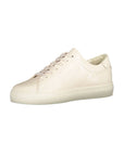 Tommy Hilfiger Beige Leather Women Sneaker