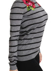 Dolce & Gabbana Elegant Embroidered Cashmere-Silk Sweater