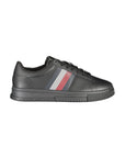 Tommy Hilfiger Black Polyester Sneaker