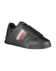 Tommy Hilfiger Black Polyester Sneaker