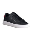 Tommy Hilfiger Blue Leather Men Sneaker