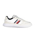 Tommy Hilfiger White Leather Men Sneaker