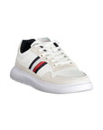 Tommy Hilfiger White Leather Men Sneaker