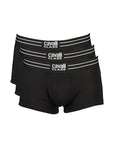 Cavalli Class Black Cotton Underwear