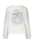 Cavalli Class White Cotton Women Sweater