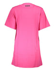 Cavalli Class Pink Cotton Women Dress