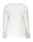 Cavalli Class White Cotton Sweater