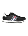 Tommy Hilfiger Black Polyester Sneaker