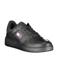 Tommy Hilfiger Black Polyester Sneaker