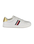 Tommy Hilfiger White Leather Women Sneaker