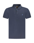 Timberland Blue Cotton Men Polo Shirt