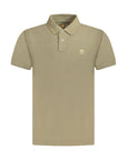 Timberland Brown Cotton Men Polo Shirt